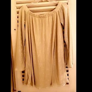 Urban Outfitters gold dress